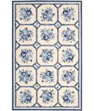 Country Heritage H-307 Ivory-Blue # 22987 
 
 1'  9''  X 2'  9''  $50.00
 2'  6''  X 4'  2''  $112.00
 2'  3''  X 8'  Runner $170.00
 3'  6''  X 5'  6''  $180.00
 5'  3''  X 8'  3''  $370.00
 7'  6''  X 9'  6''  Oval $670.00
 8'  X 11'  $840.00